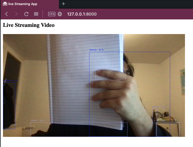 Video Streaming with Object Detection